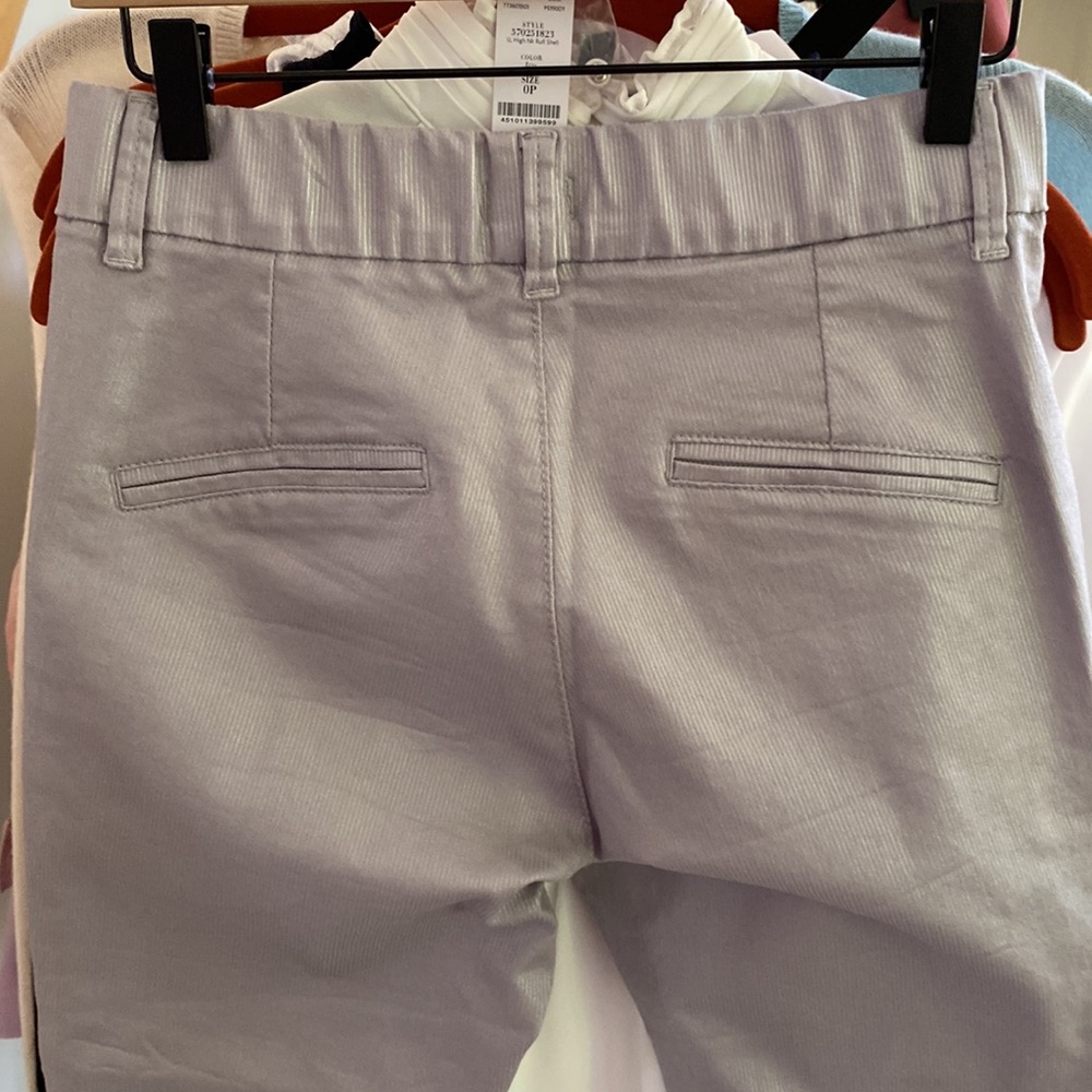 Bevy Flog ankle Pants - Silvery Gray 26 Cotton and Lycra.